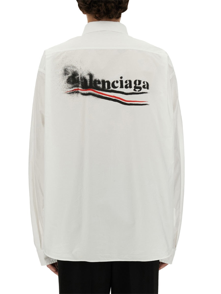 BALENCIAGA Large Fit Cotton Shirt for Men