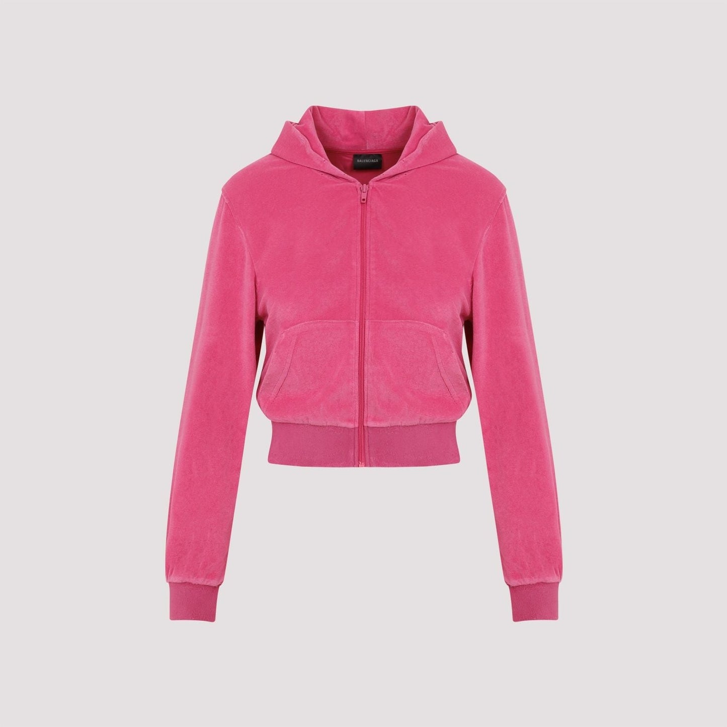 BALENCIAGA Chenille Sweatshirt Mini Jacket for Women