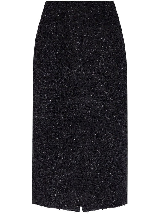 BALENCIAGA Chic Tweed Midi Skirt for Women - SS25 Collection
