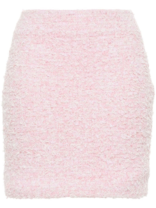 BALENCIAGA Chic Tweed Mini Skirt