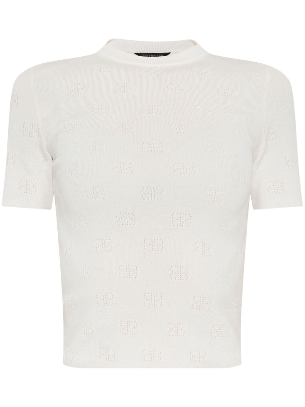 BALENCIAGA Open-Knit Wool Top for Women