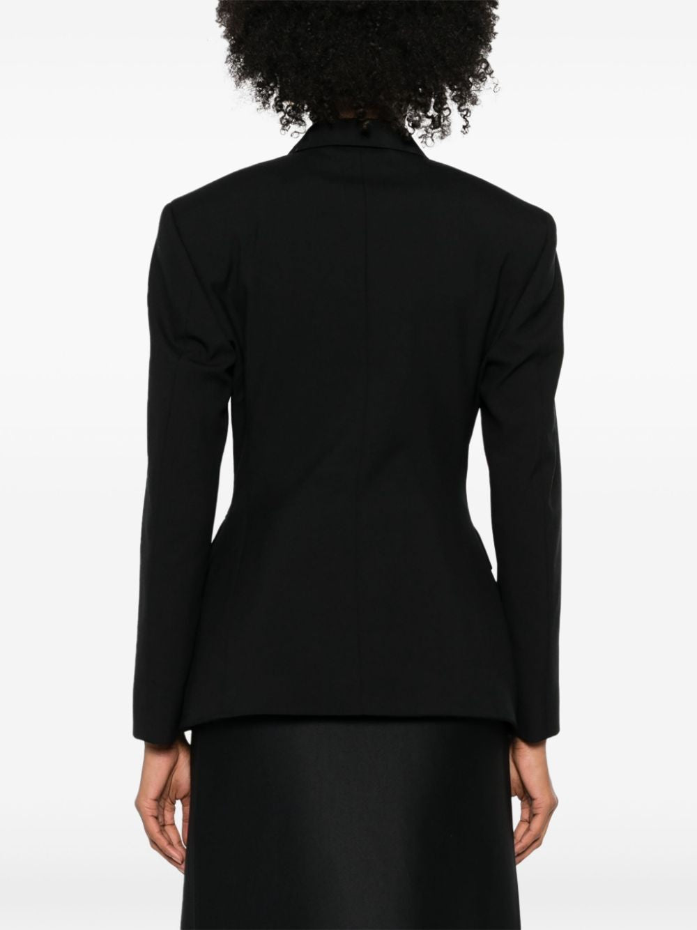 BALENCIAGA Hourglass Jacket in Wool - Fitted Cut for Women