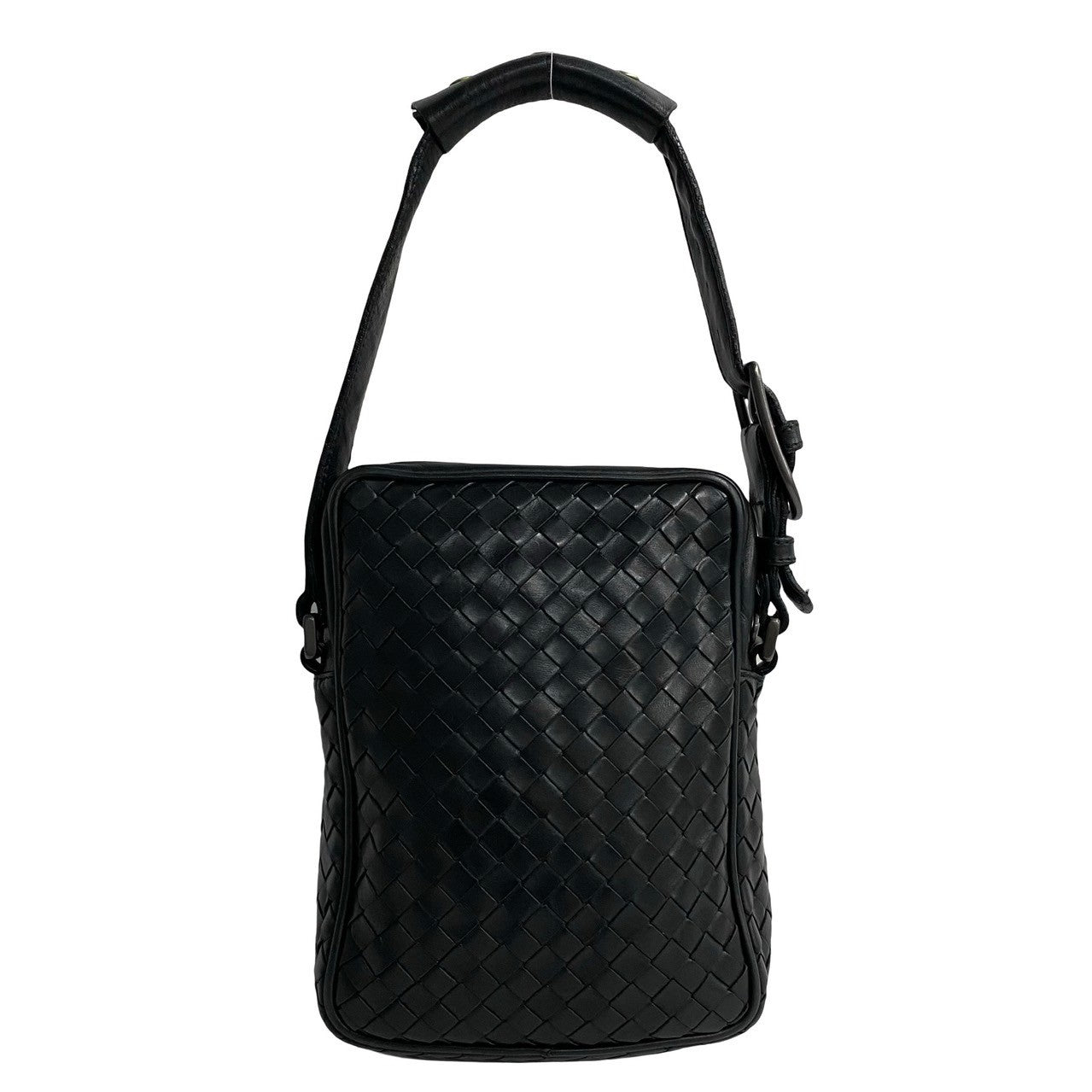 Bottega Veneta Leather Intrecciato Shoulder Bag