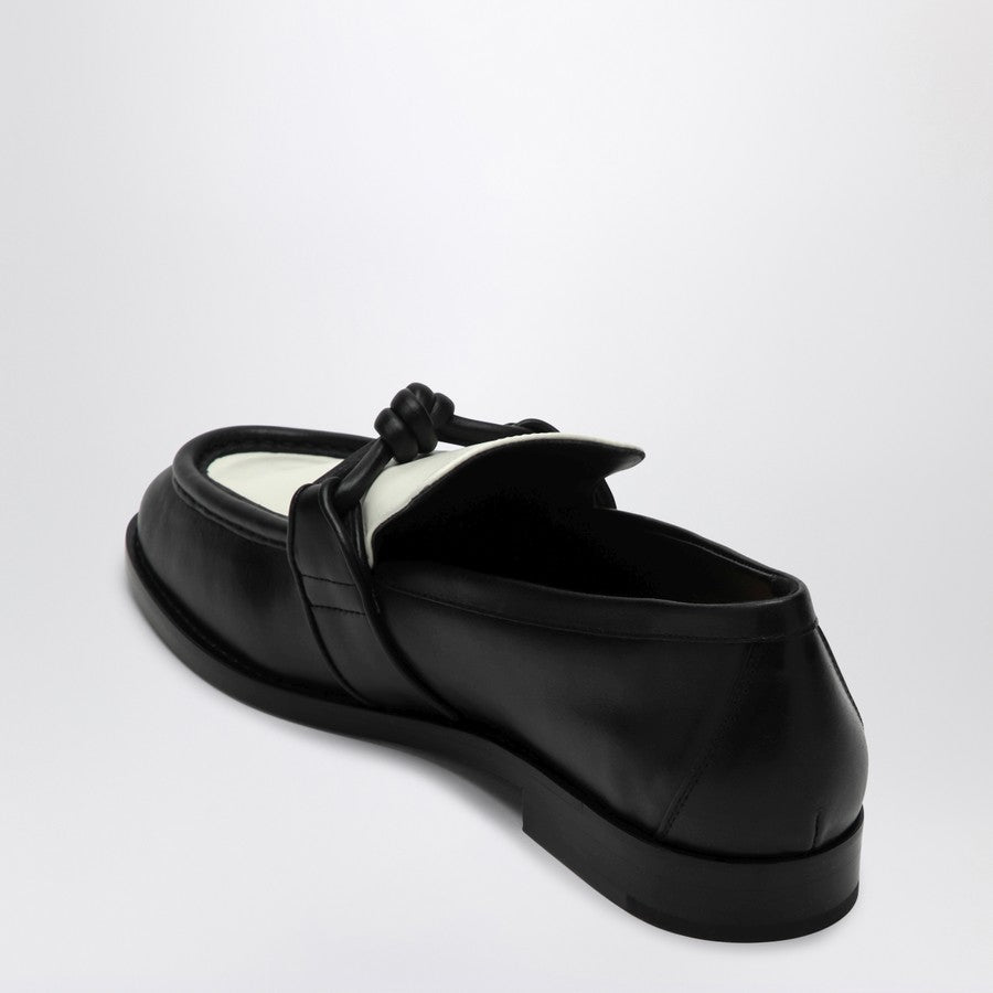 Bottega Veneta Women Astaire Loafers In Black/White