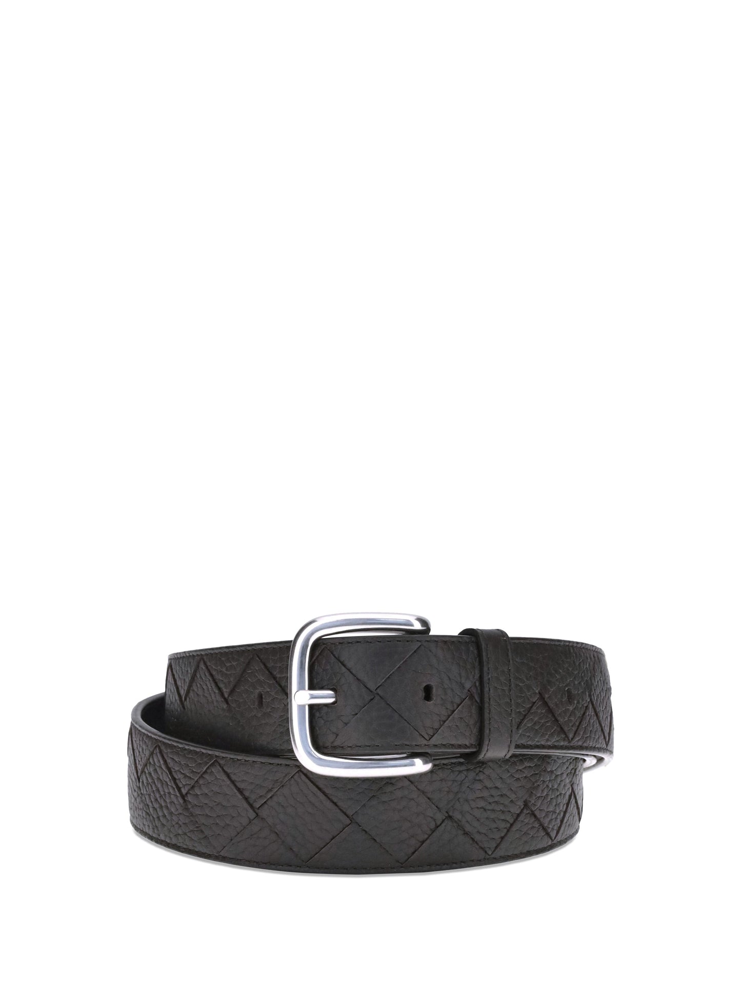 Bottega Veneta Men Intreccio Taurillon Belt