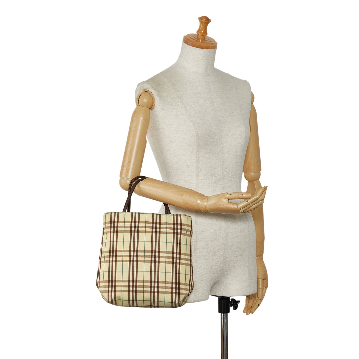 Brown Burberry House Check Handbag