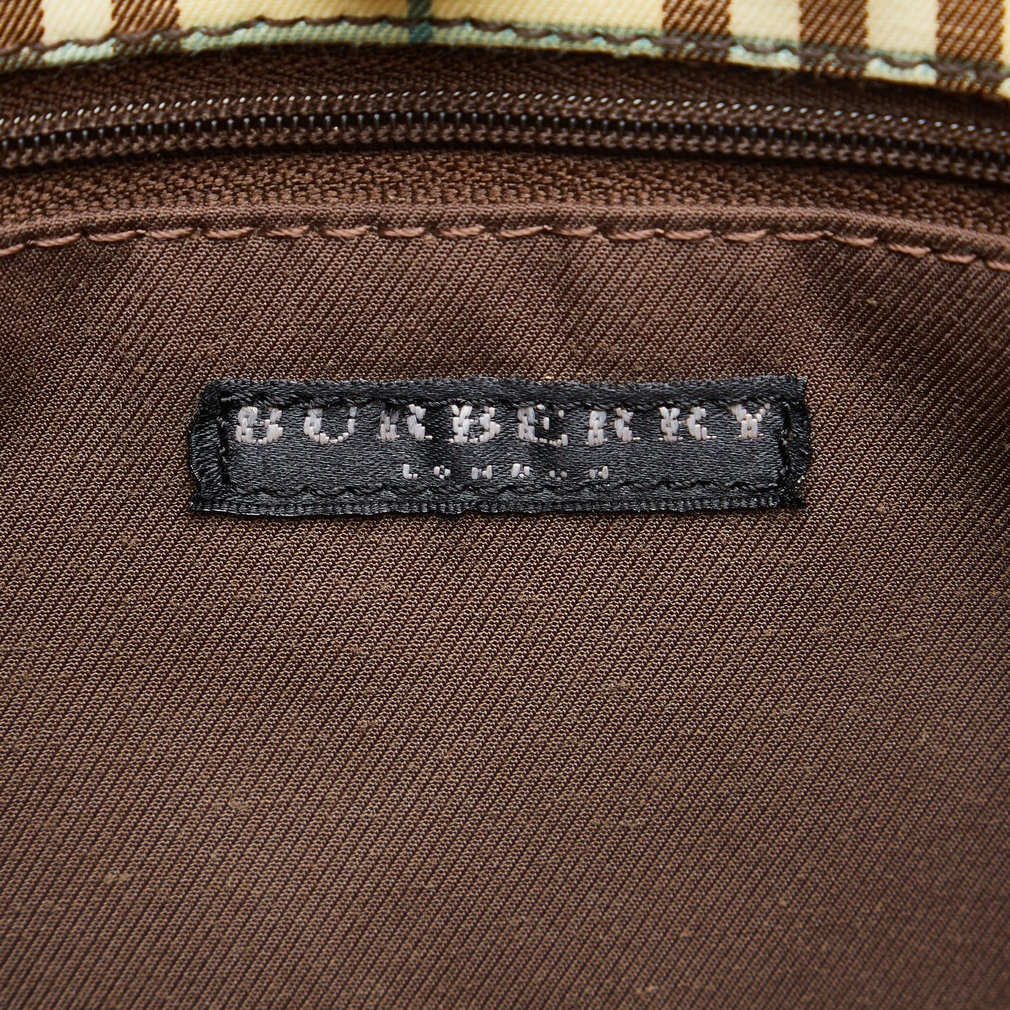 Brown Burberry House Check Handbag