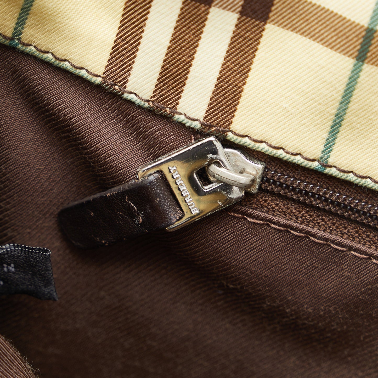 Brown Burberry House Check Handbag