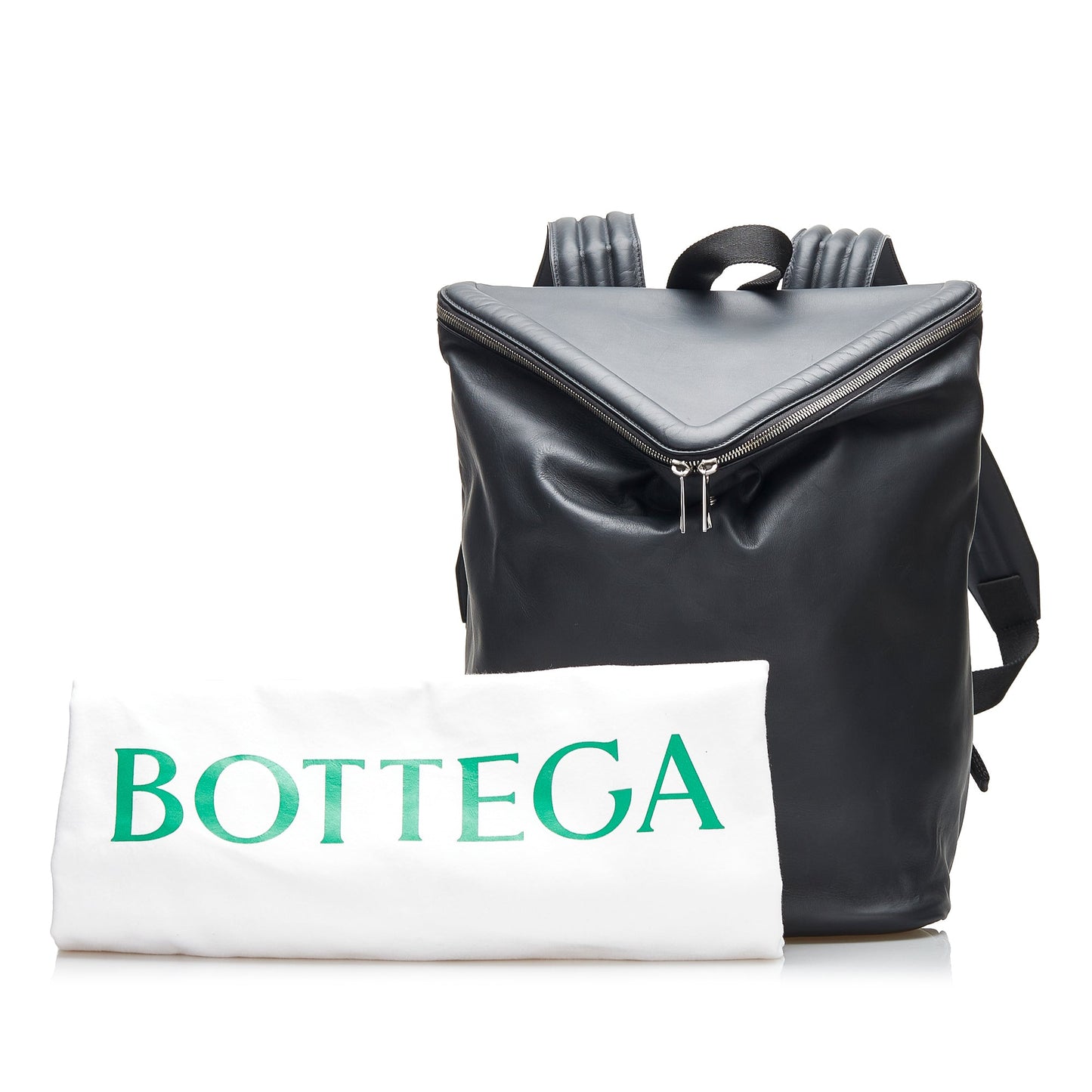 Black Bottega Veneta Beak Backpack