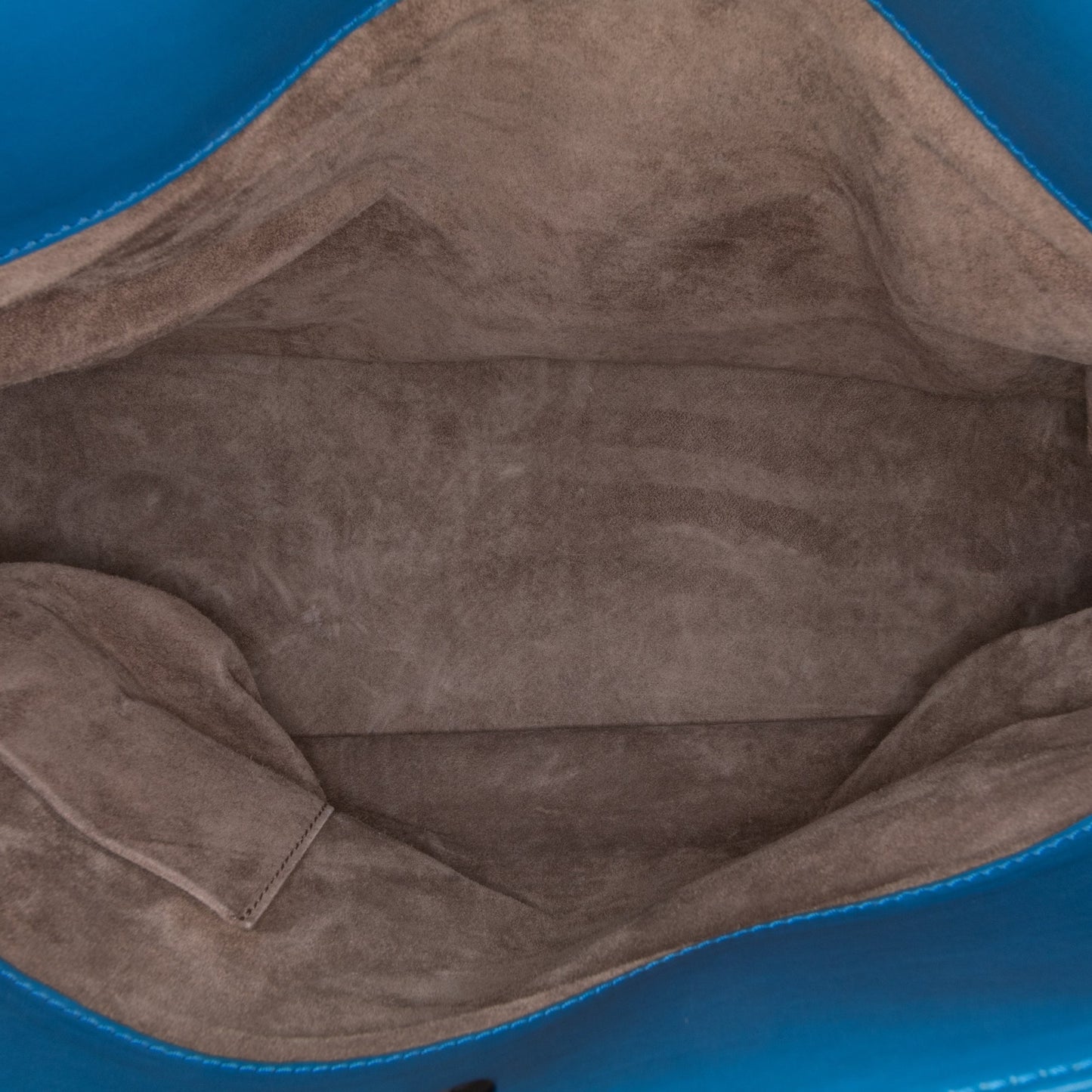 Blue Bottega Veneta Medium Nappa Intrecciato Roma Tote