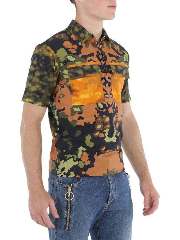 Burberry printed cotton shortsleeve shirt