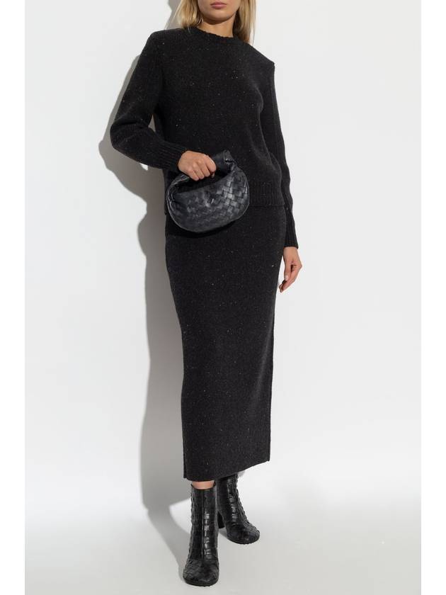 Bottega Veneta Bottega Veneta Wool Skirt, Women's, Black