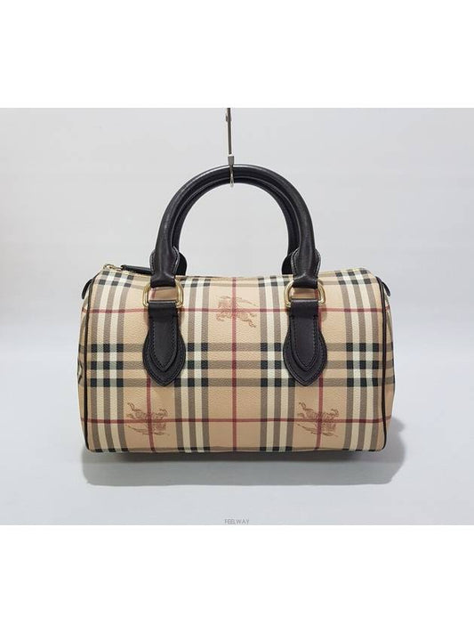 Burberry check tote bag