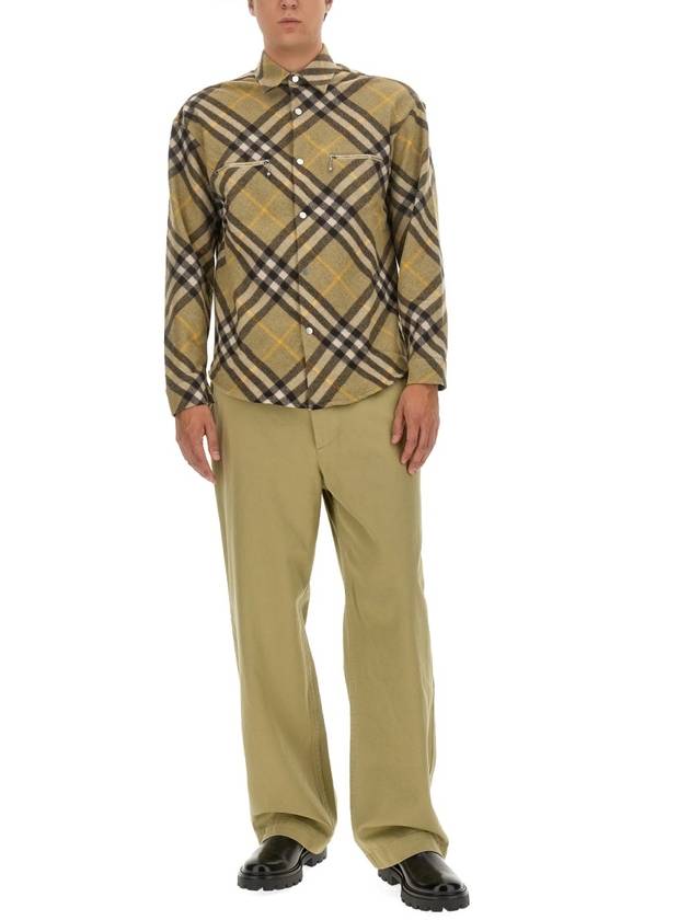 Burberry Long Sleeve Shirt 8076470 B7363 Checked