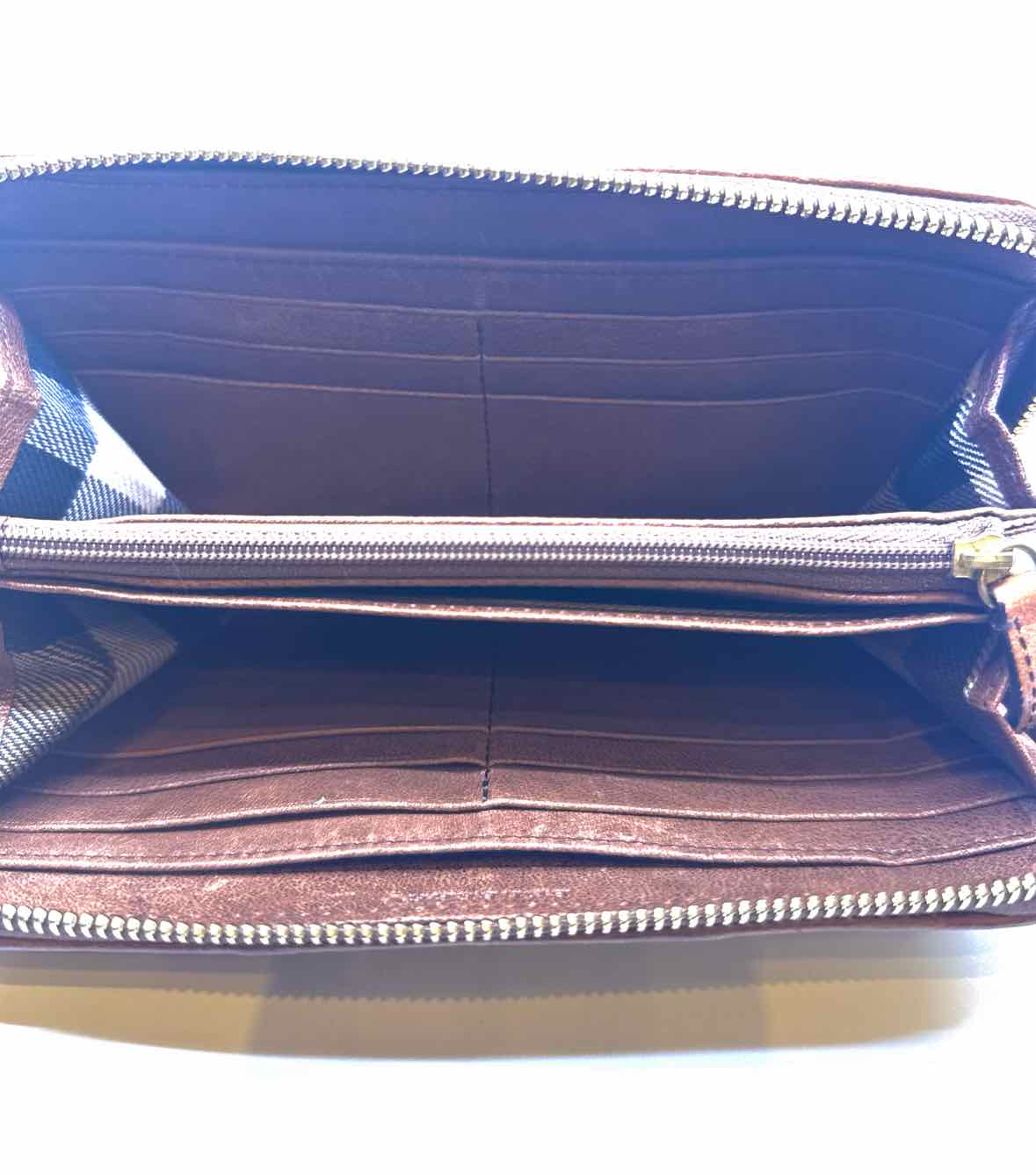 BURBERRY Brown Leather Wallet