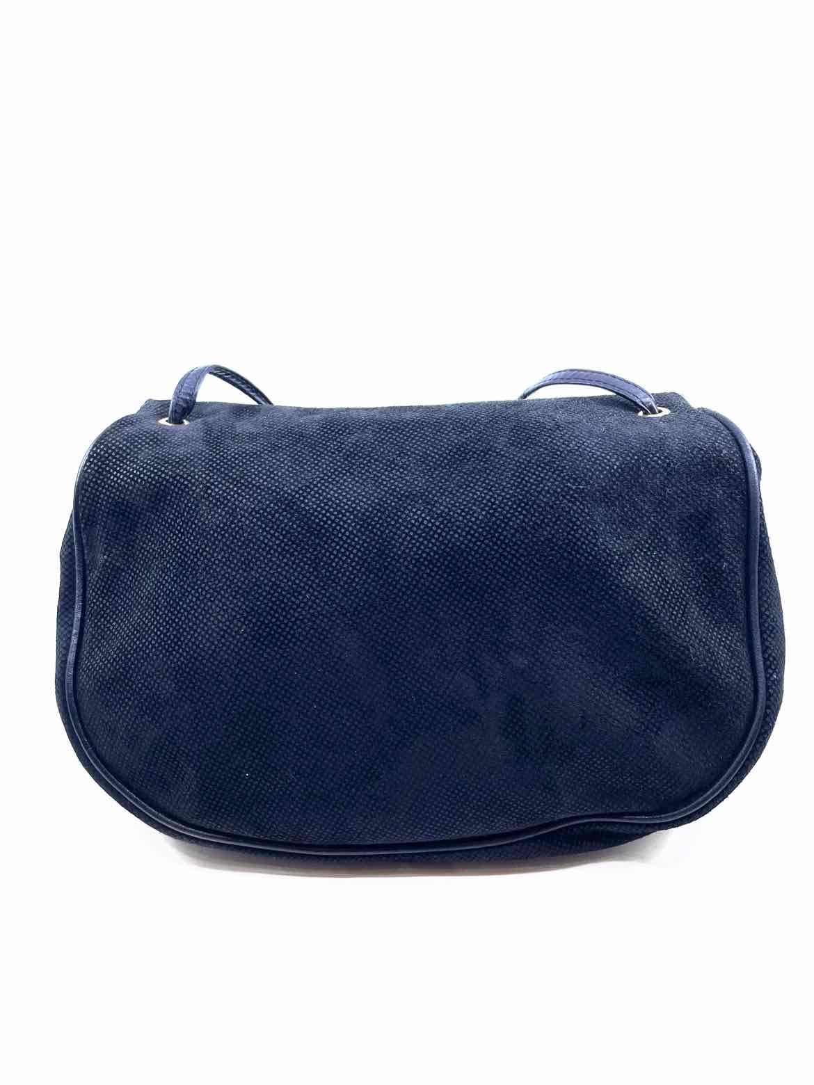 BOTTEGA VENETA Black Suede Solid Handbag