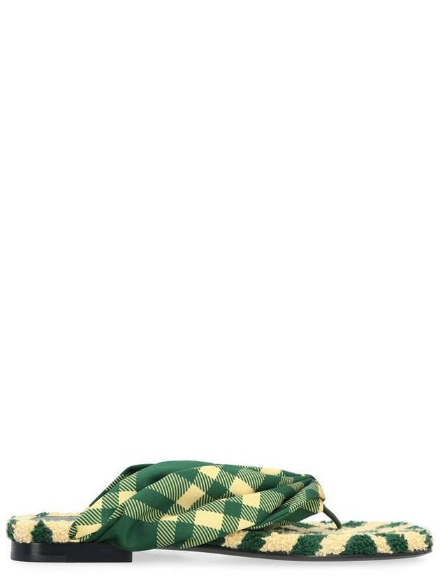 Burberry Check Pool flat slides 8080145