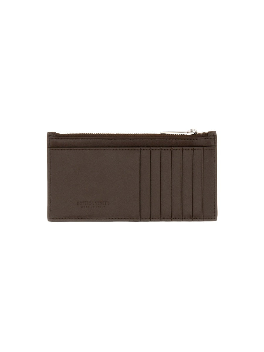 Bottega Veneta Men Zippered Card Holder
