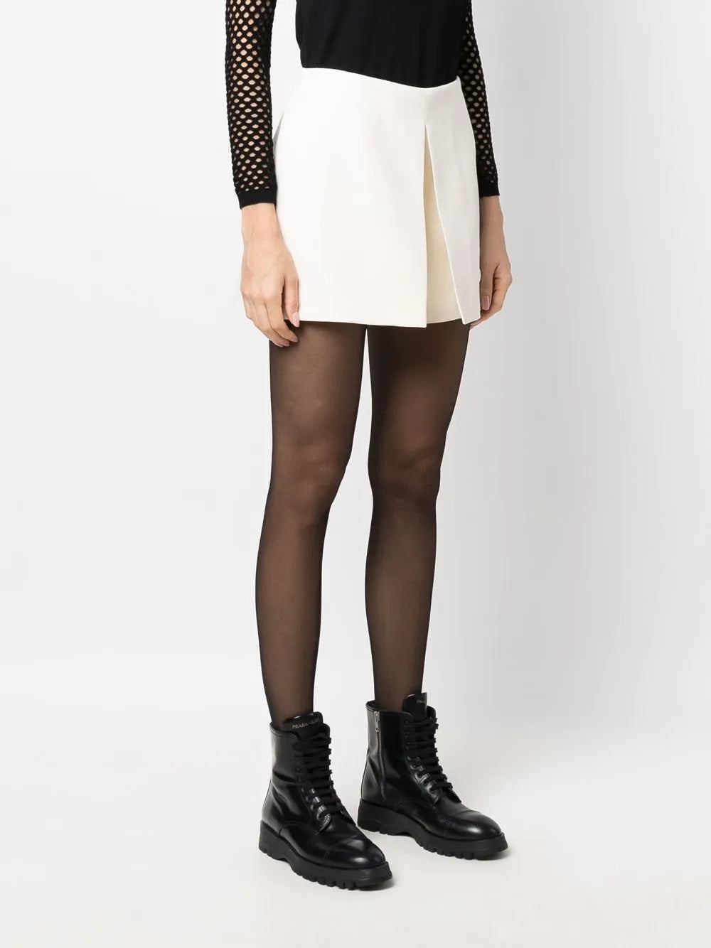 Valentino Garavani Inverted Pleat-Detail Skort