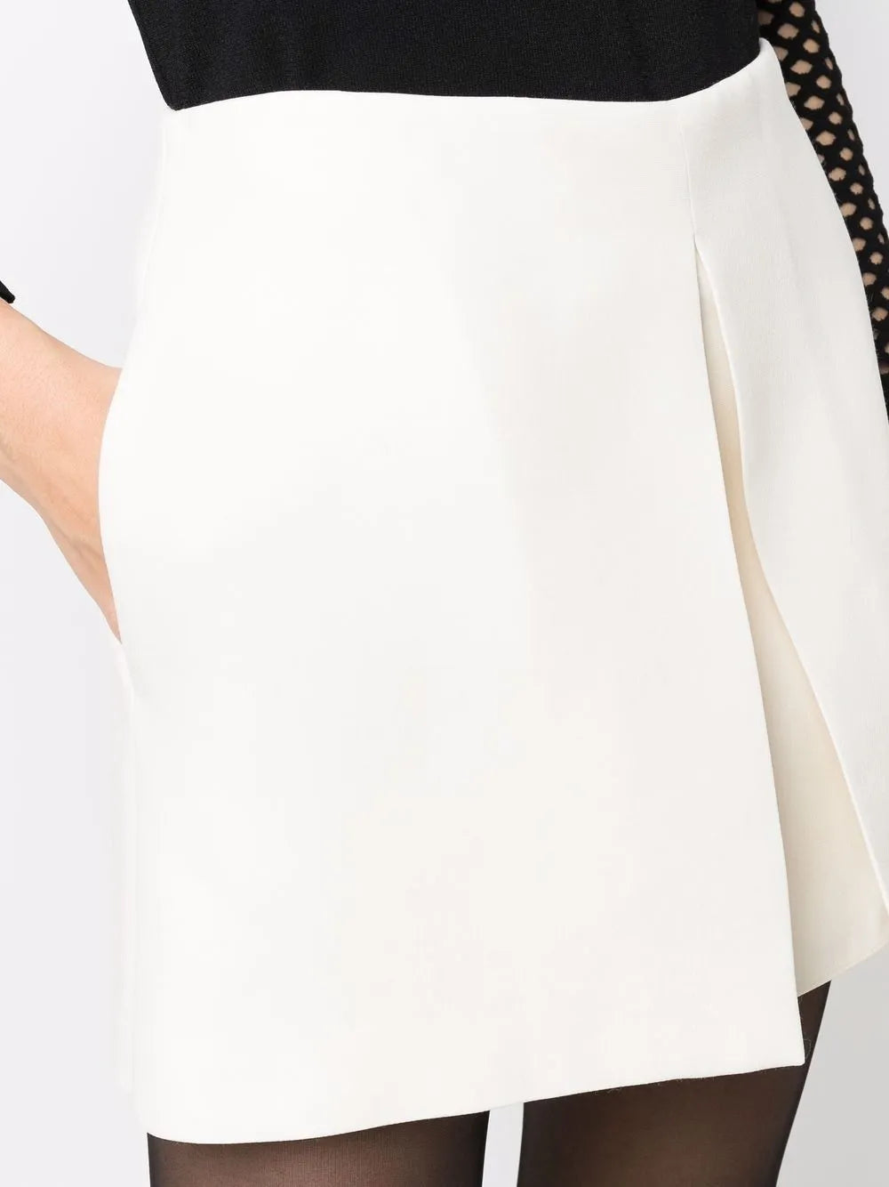 Valentino Garavani Inverted Pleat-Detail Skort