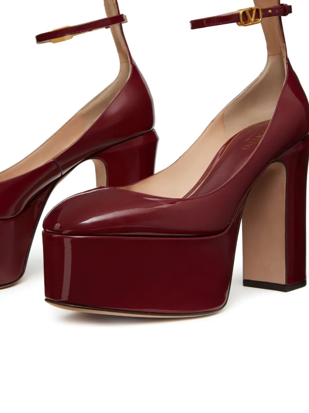 Valentino PUMP Woman ROSE CANNELLE/BLACK 38 Red