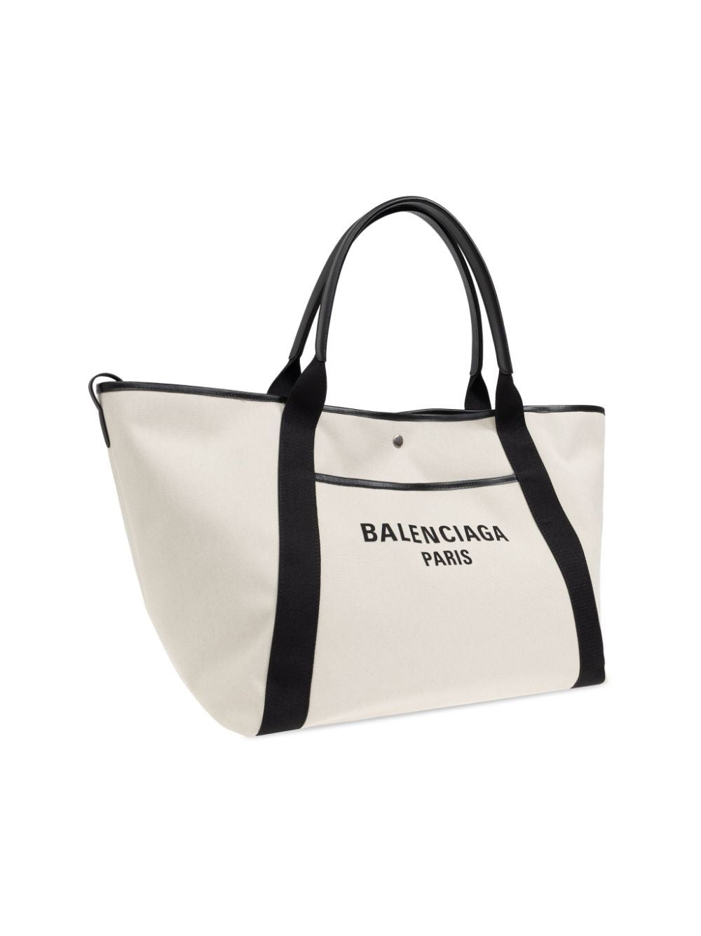 BALENCIAGA Large Canvas Biarritz Shopping Handbag
