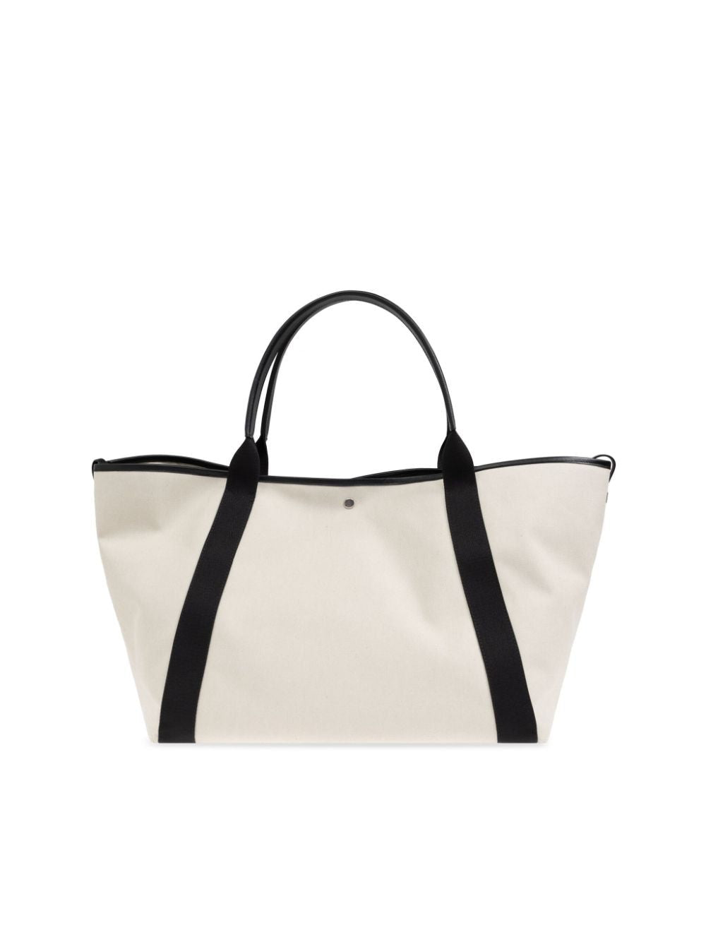 BALENCIAGA Large Canvas Biarritz Shopping Handbag
