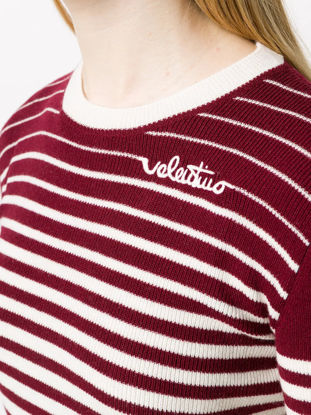 Valentino Garavani Degradé Stripes Jumper Regular 0 (XS) Ivory,Red