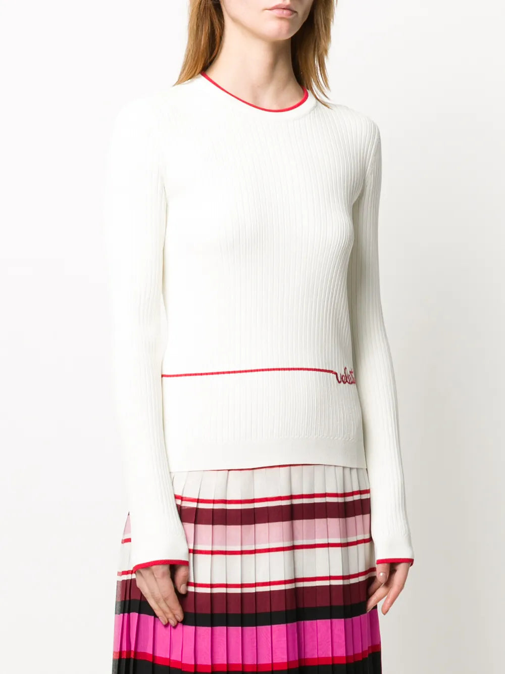 Valentino PANTS Woman VIOLET GREY