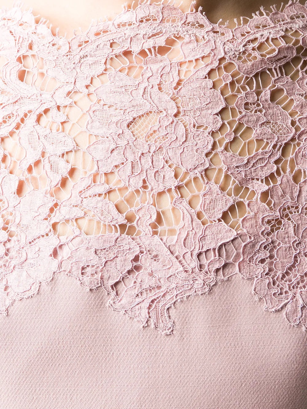 Valentino Garavani Lace Cape Shift Dress