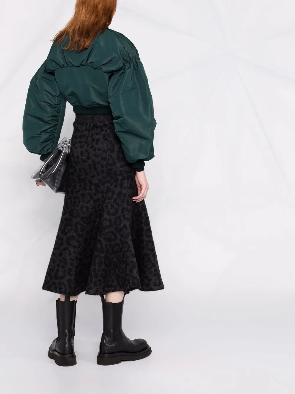 Valentino SWEATER Woman GREY MELANGE/BLACK