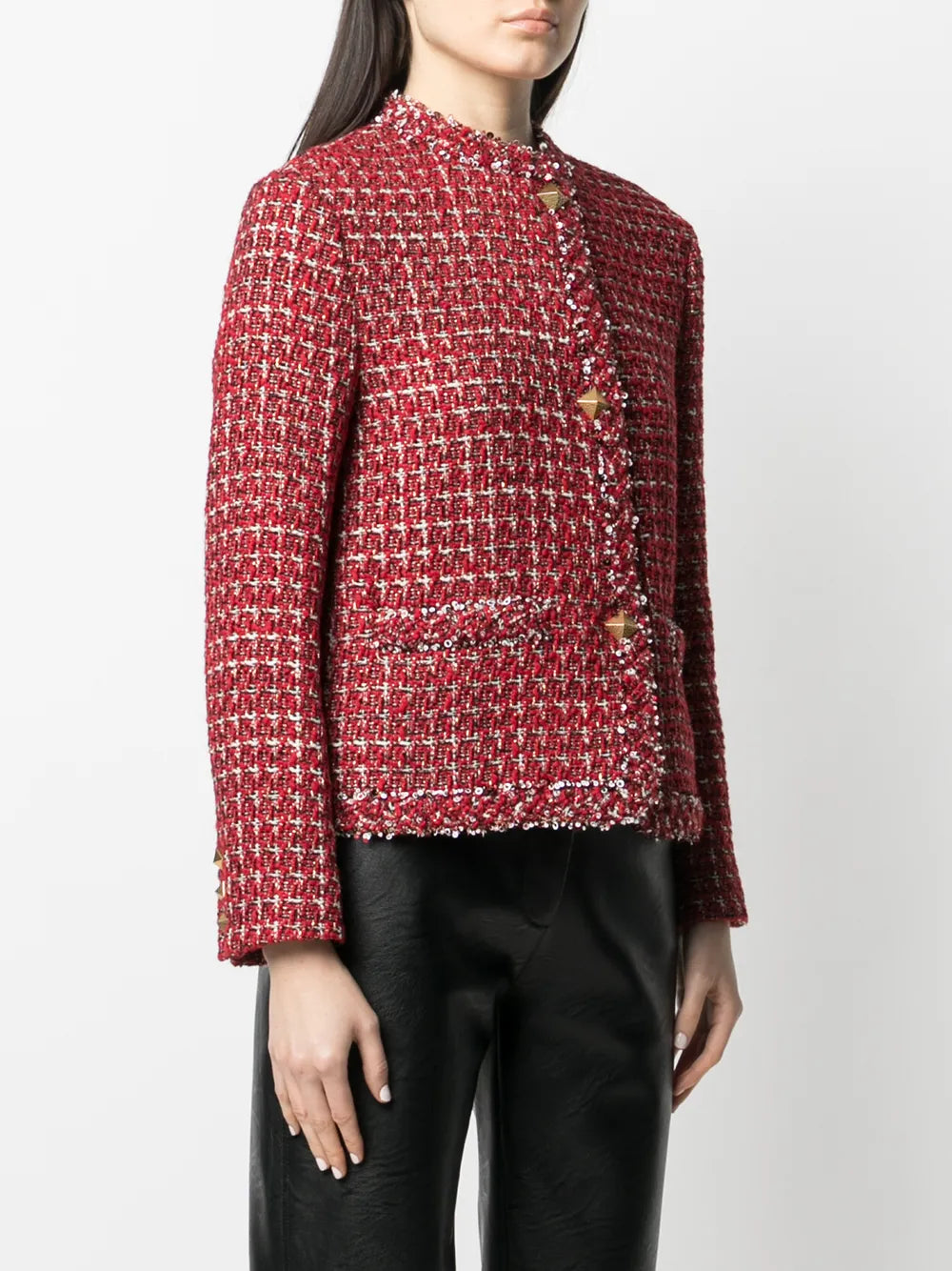 Valentino Garavani Sequin-Detail Tweed Jacket