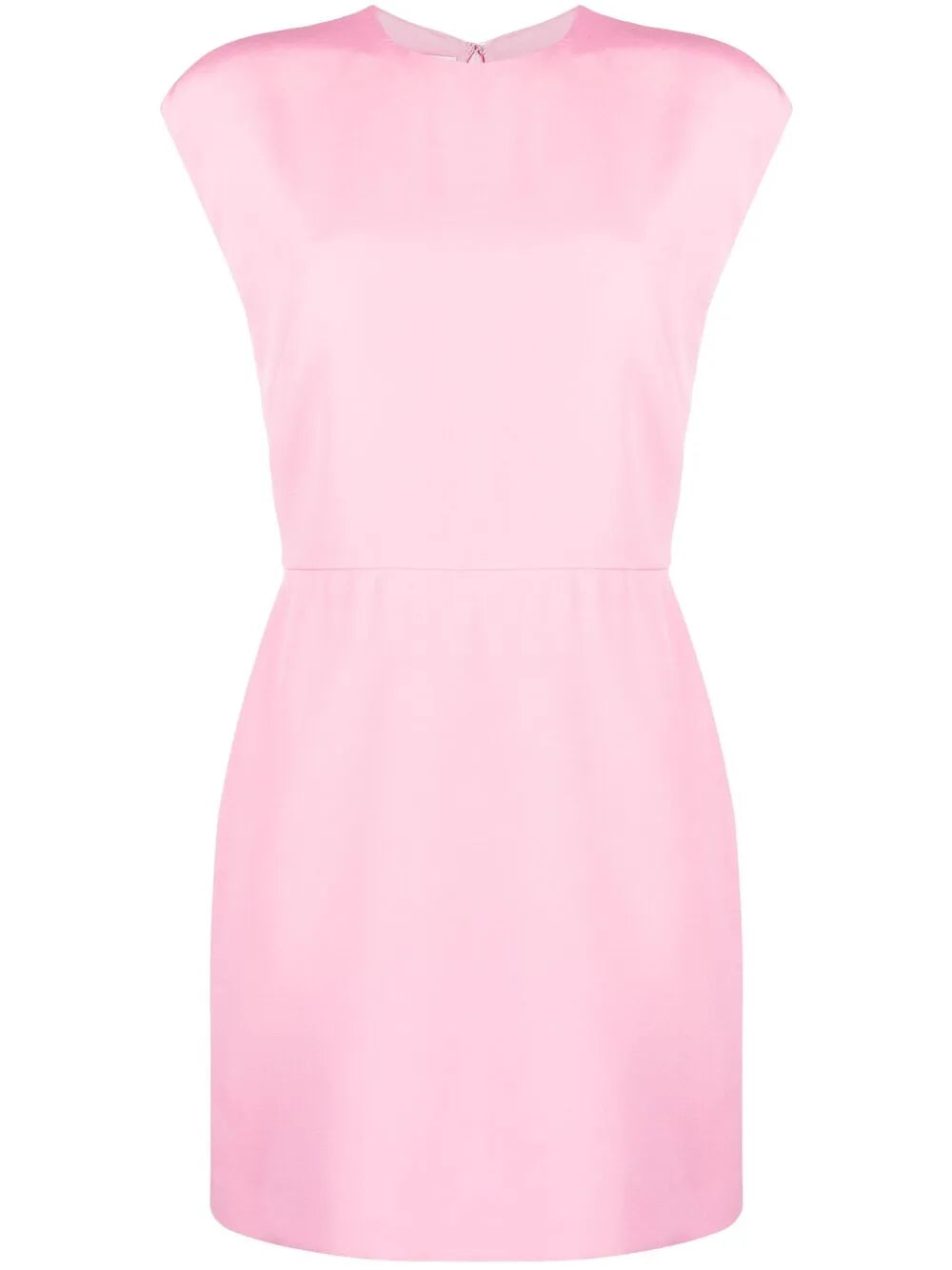 Valentino Garavani Sleeveless Dart-Detail Dress 48 Red