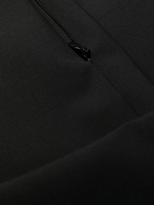 Valentino Garavani High-Waisted Skinny Trousers 44 Black