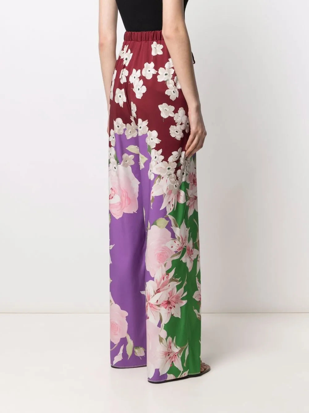Valentino Garavani Floral-Print Trousers