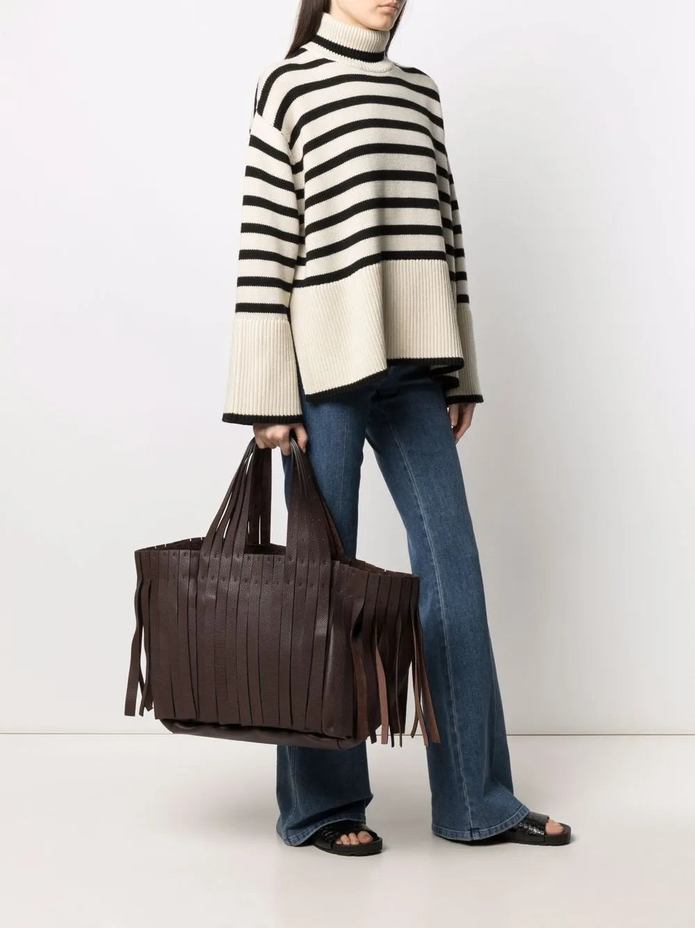 Valentino SWEATER Woman SILVER/TRASPARENTE