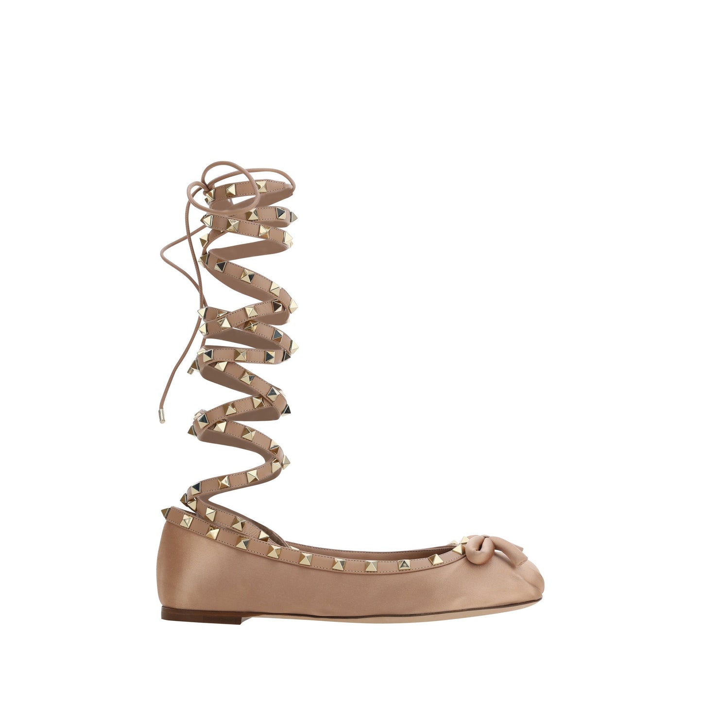 Valentino Garavani Rockstud Ballerinas 41 Beige