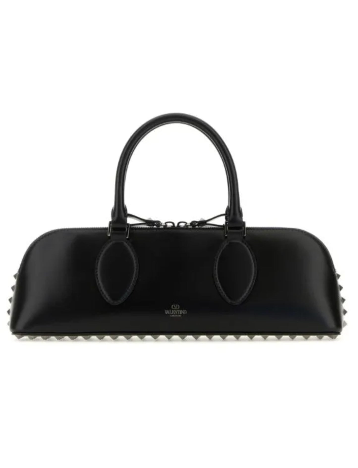 Valentino Garavani Leather Rockstud East-West Handbag