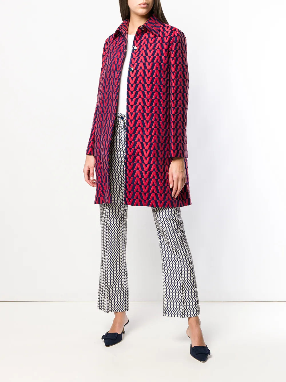 Valentino Garavani Brocade Coat