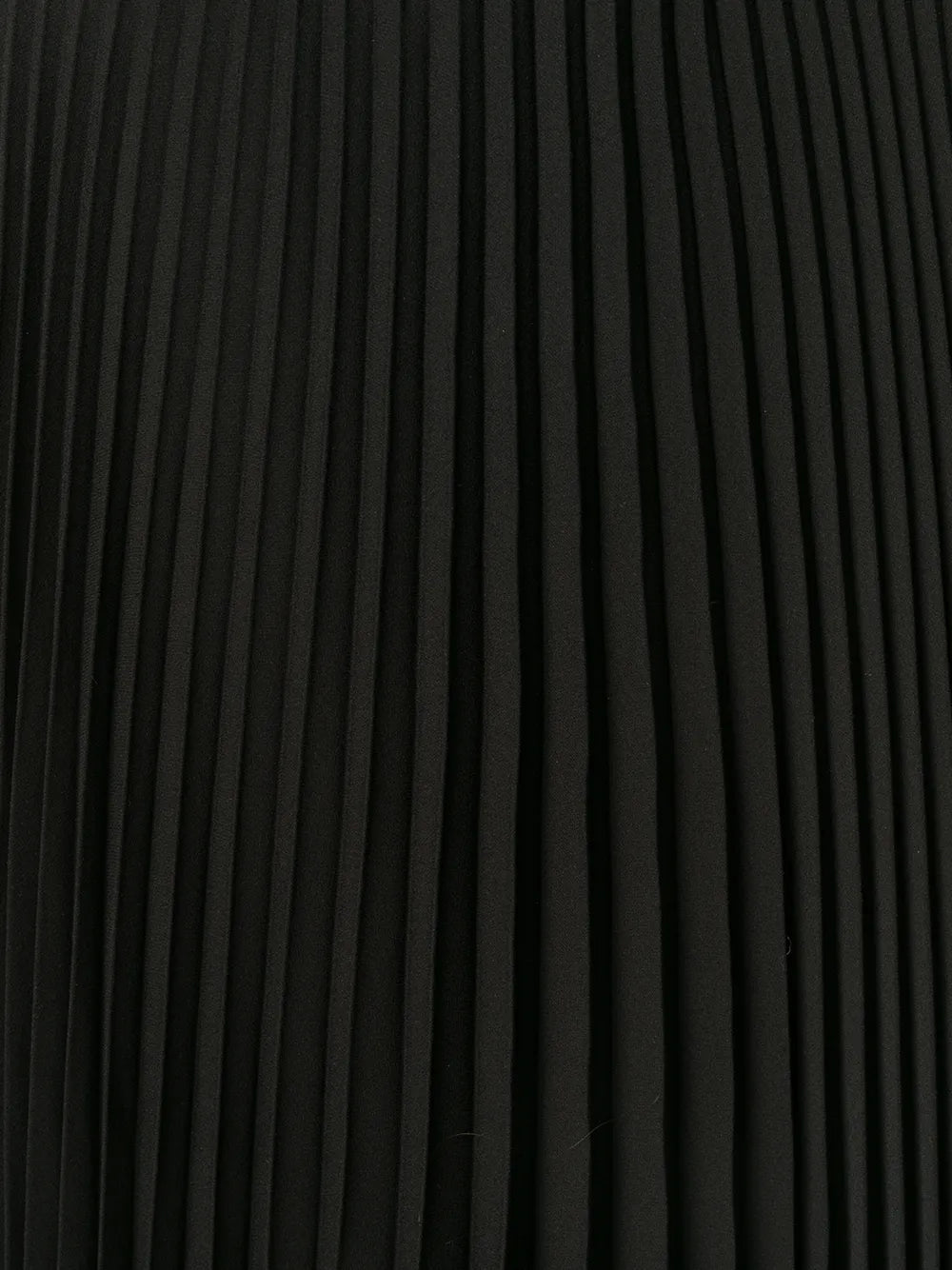 Valentino Garavani Pleated Midi Skirt 42 Black