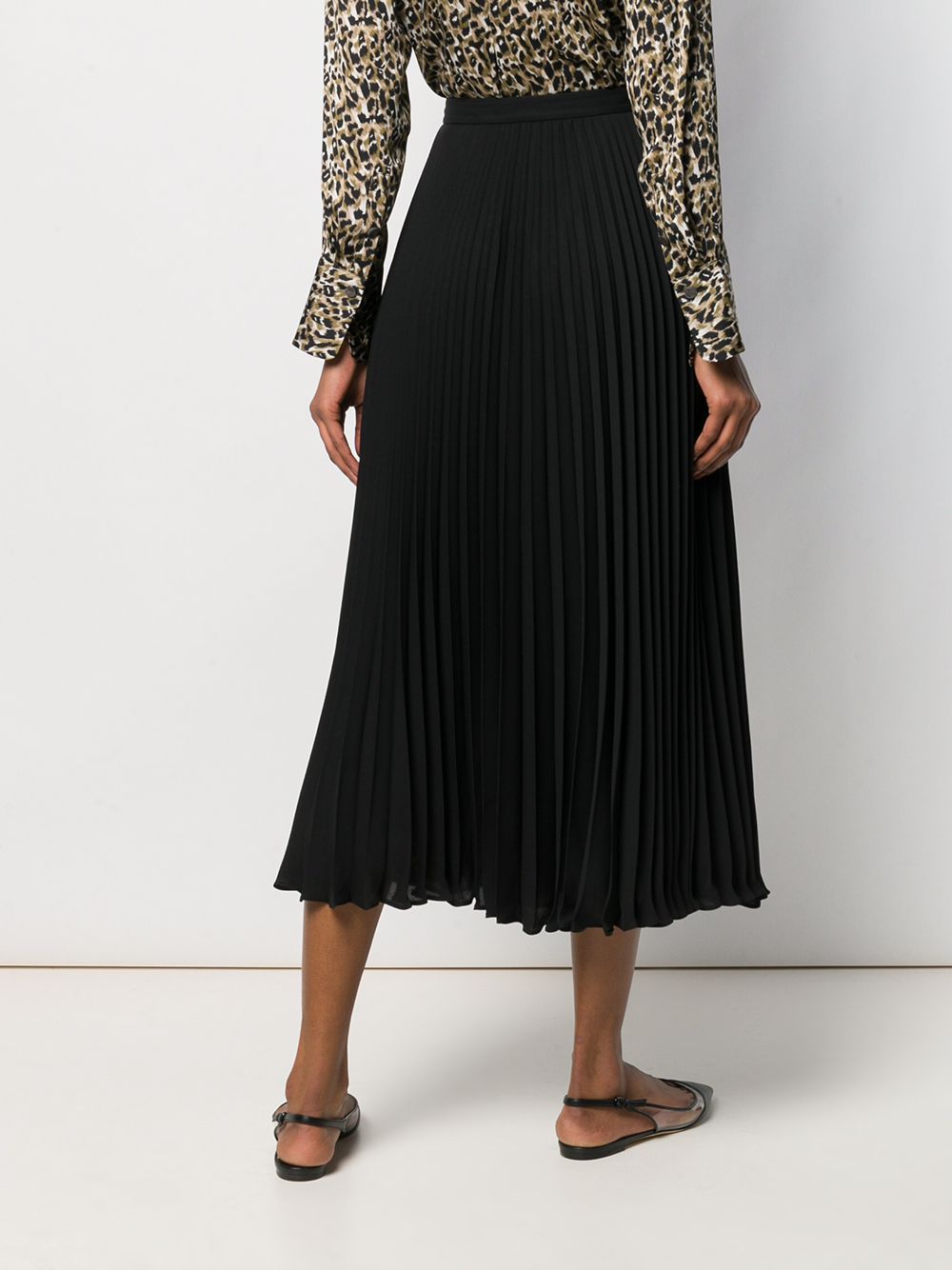 Valentino Garavani Pleated Midi Skirt