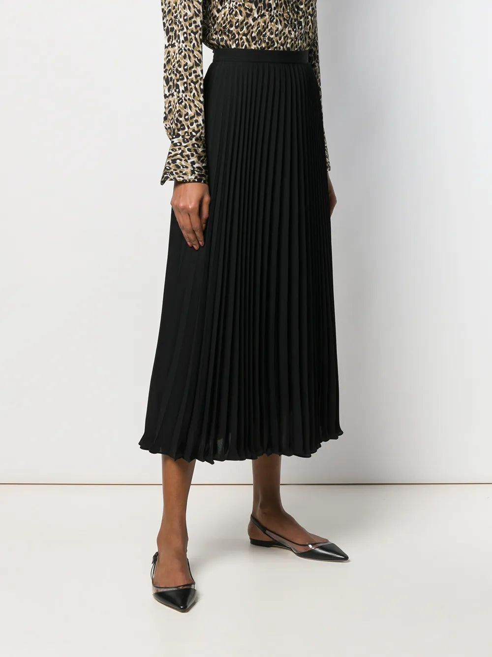 Valentino Garavani Pleated Midi Skirt