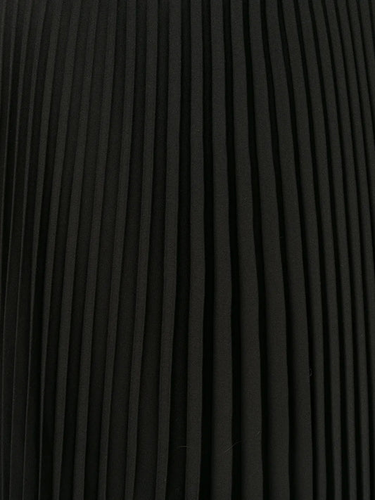 Valentino Garavani Pleated Midi Skirt 46 Black