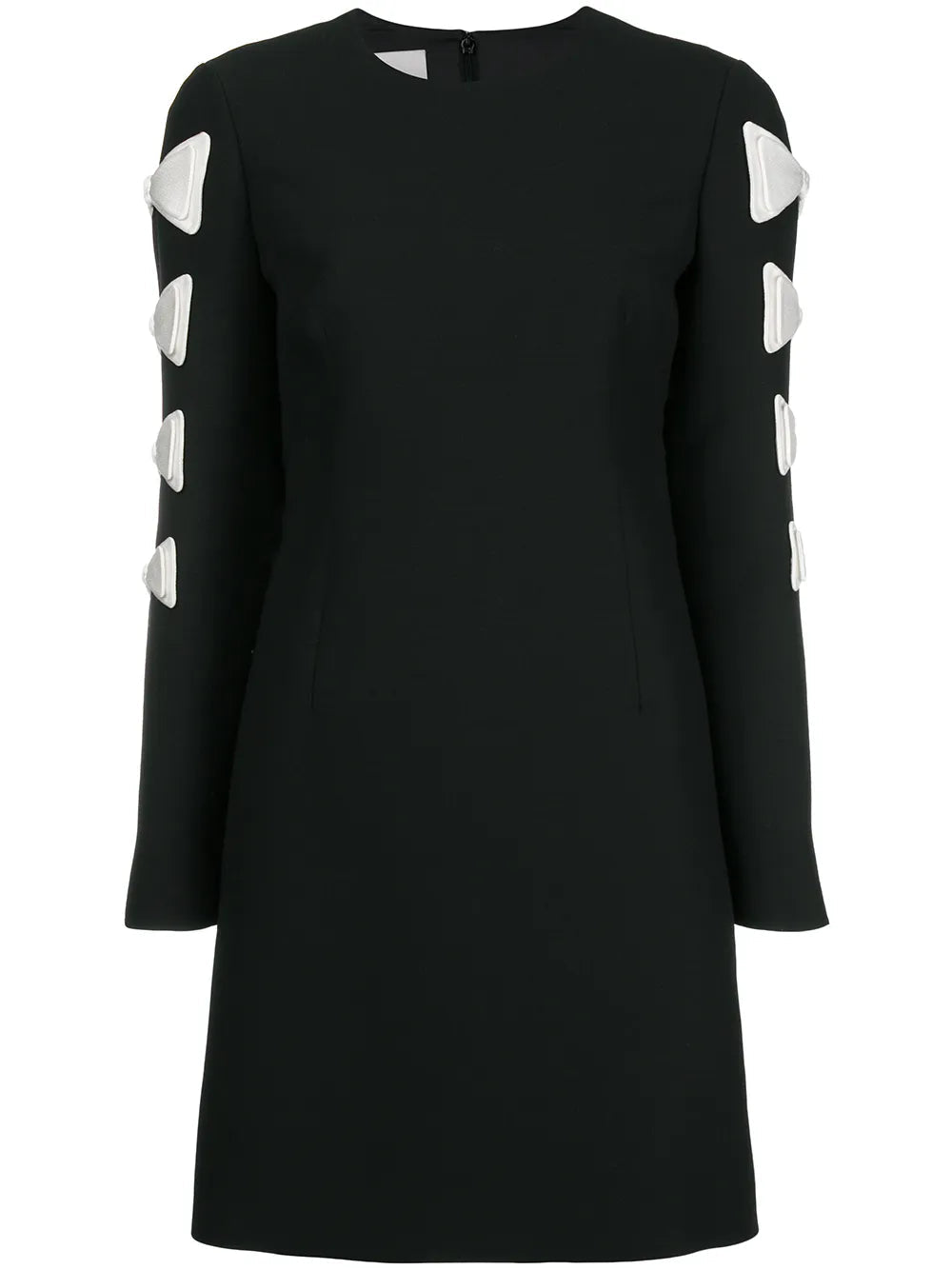 Valentino Garavani Bow Detailed Dress 40 Black,Ivory