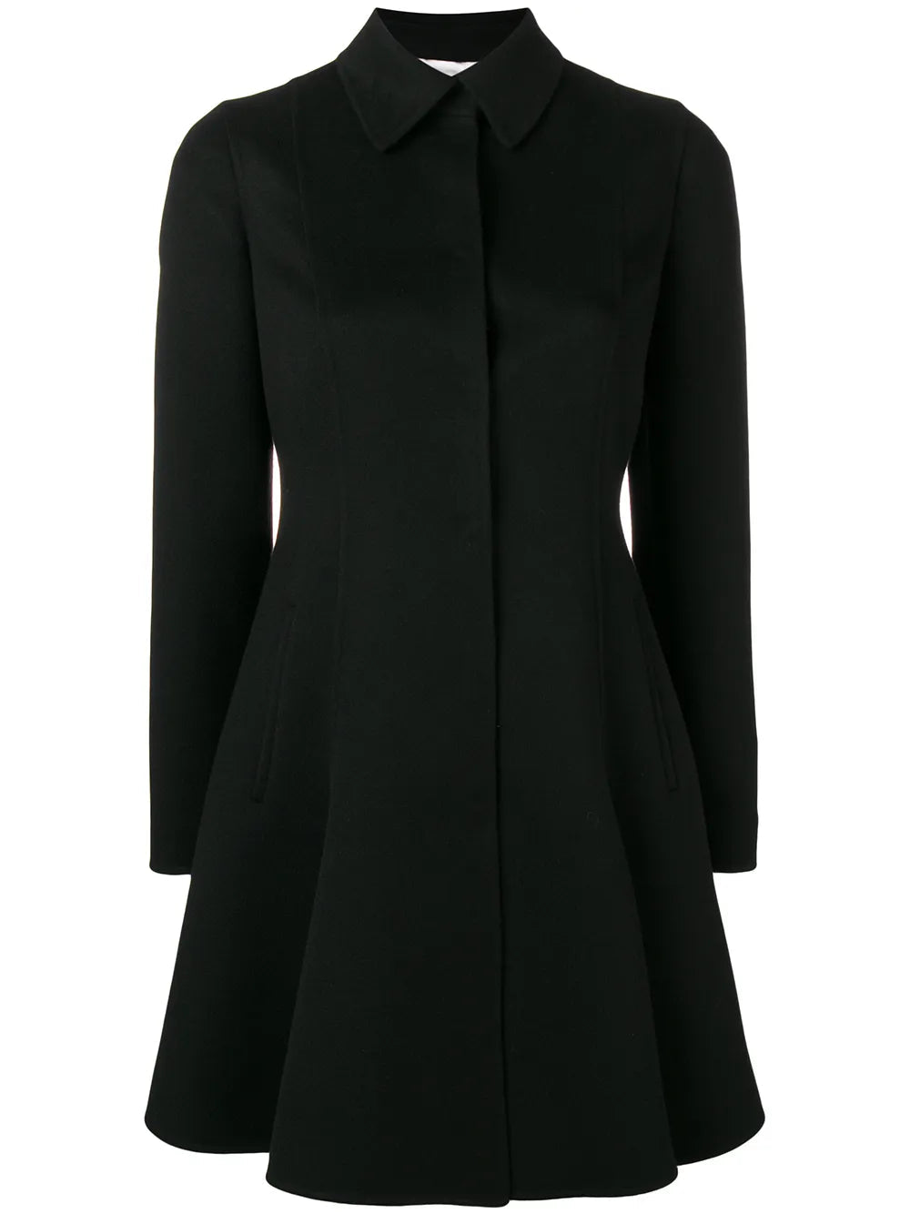 Valentino Garavani Single-Breasted Flared Coat