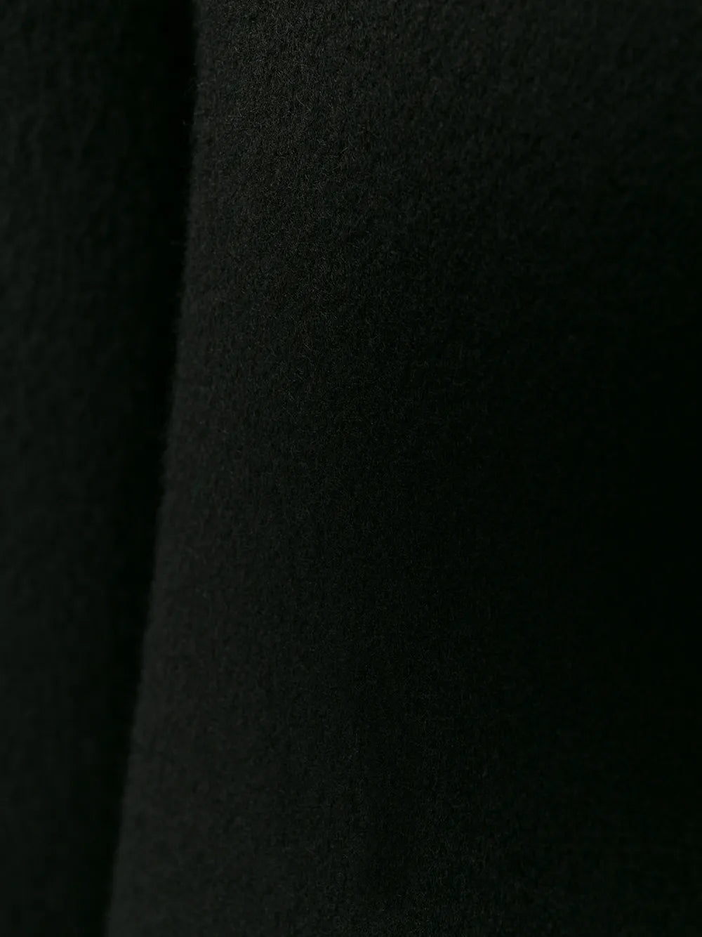 Valentino Garavani Intarsia Cape-Style Coat 38 Black