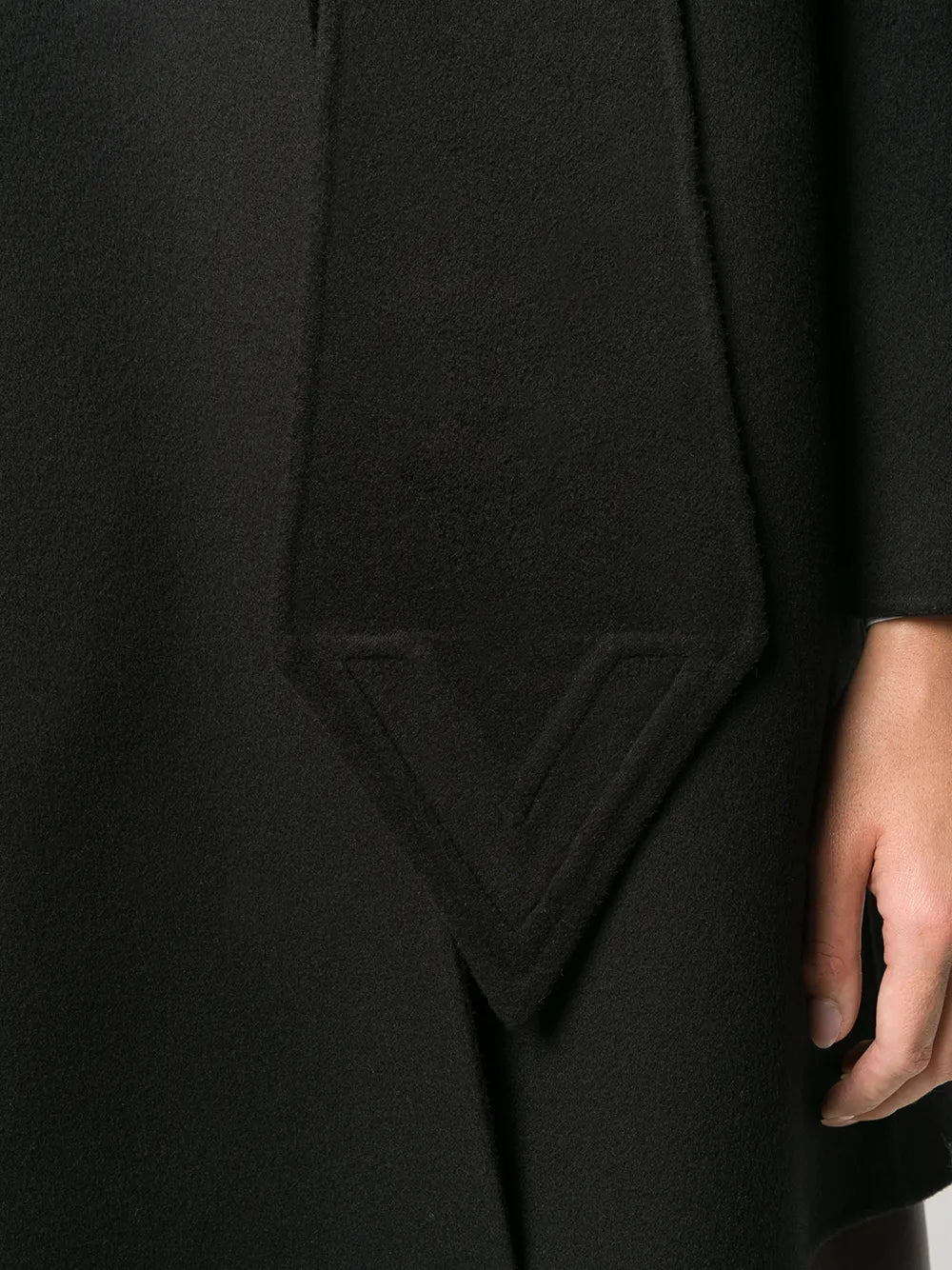 Valentino Garavani Intarsia Cape-Style Coat