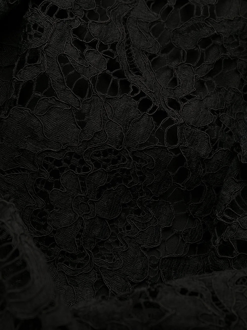 Valentino Garavani Cape-Style Lace-Embellished Dress