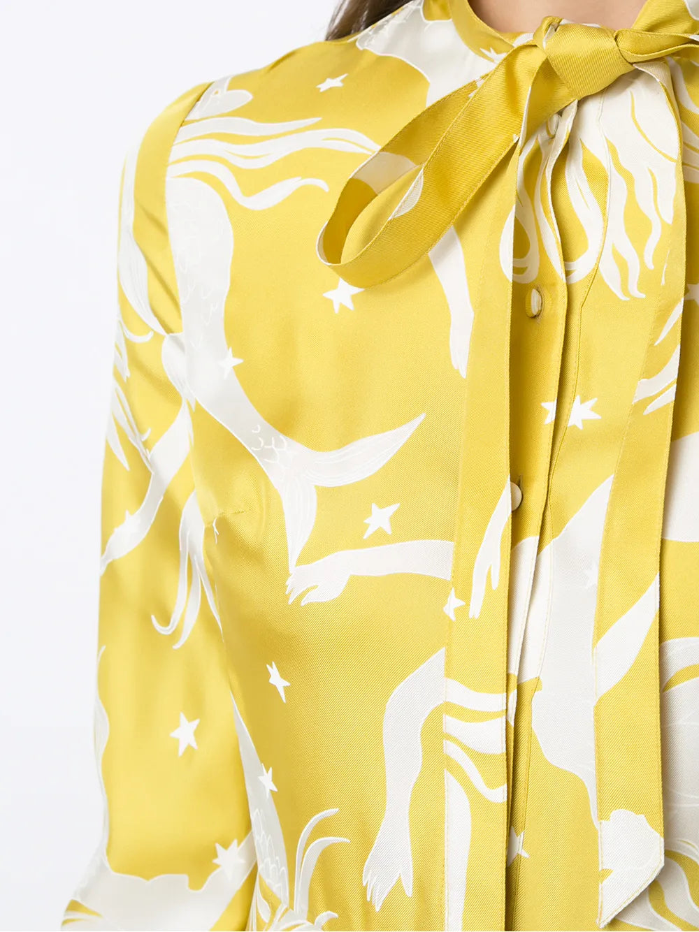 Valentino Garavani Printed Silk Twill Dress