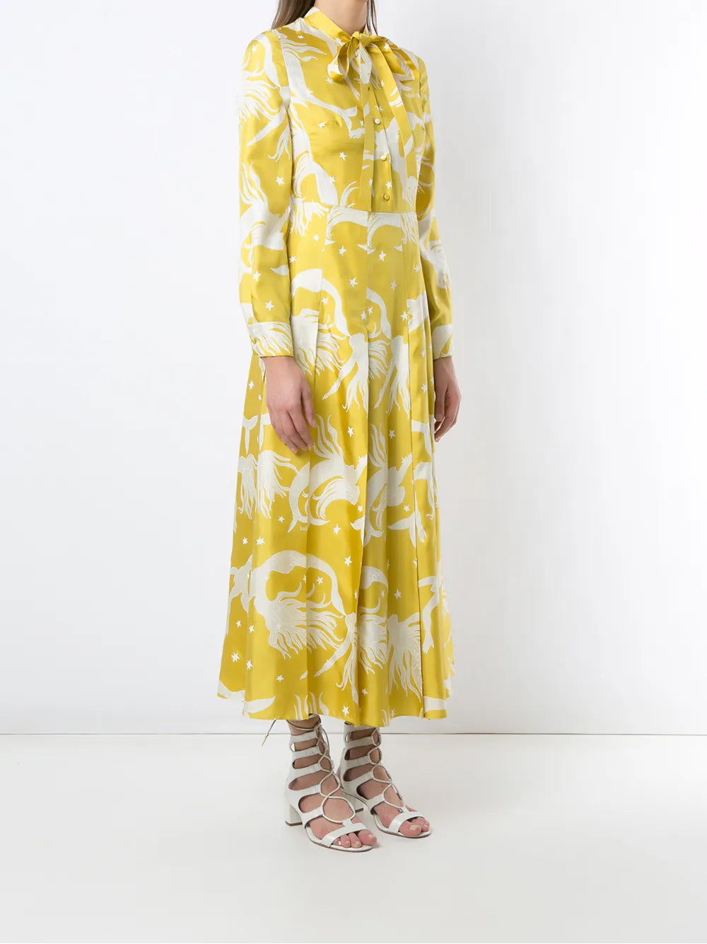 Valentino Garavani Printed Silk Twill Dress